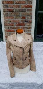 ZARA  kunstlederen jasje beige TRF collection (E556), Ophalen of Verzenden