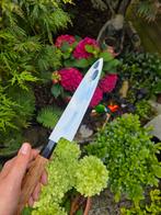 Japanse koksmes gyuto, Verzenden, Rvs of Chroom