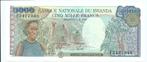 Rwanda 5.000 francs 1988 - UNC, Postzegels en Munten, Bankbiljetten | Afrika, Overige landen, Verzenden