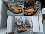 3 canvas schilderijtjes 20x20cm gele taxi, New York, Minder dan 50 cm, Ophalen of Verzenden, Zo goed als nieuw, Schilderij