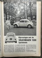 Volkswagen 1500 ( VW Kever ) test in Autokampioen 1967, Gelezen, Ophalen of Verzenden, Autokampioen, Volkswagen