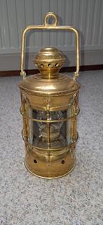 Vintage Messing Scheepslantaarn, Antiek en Kunst, Ophalen of Verzenden
