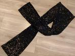 LaDress pailletten flair broek gevoerd model Cannes, Kleding | Dames, Zwart, Ophalen of Verzenden, Zo goed als nieuw, Maat 36 (S)