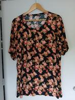 Blouse met rozen korte mouw maat L, Kleding | Dames, Blouses en Tunieken, Verzenden, Zo goed als nieuw, Roze