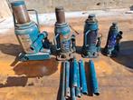 krikken 4 stuks / hydrolische krikken/ potkrik, Auto diversen, Krikken, Ophalen, Gebruikt, Hydraulisch, Garagekrik