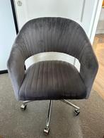 Lichtgrijze bureaustoel op wielen, Ophalen, Zo goed als nieuw, Grijs, Bureaustoel