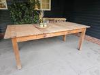 Zware teak houten tafel, Teakhout, Rechthoekig, Zo goed als nieuw, Ophalen