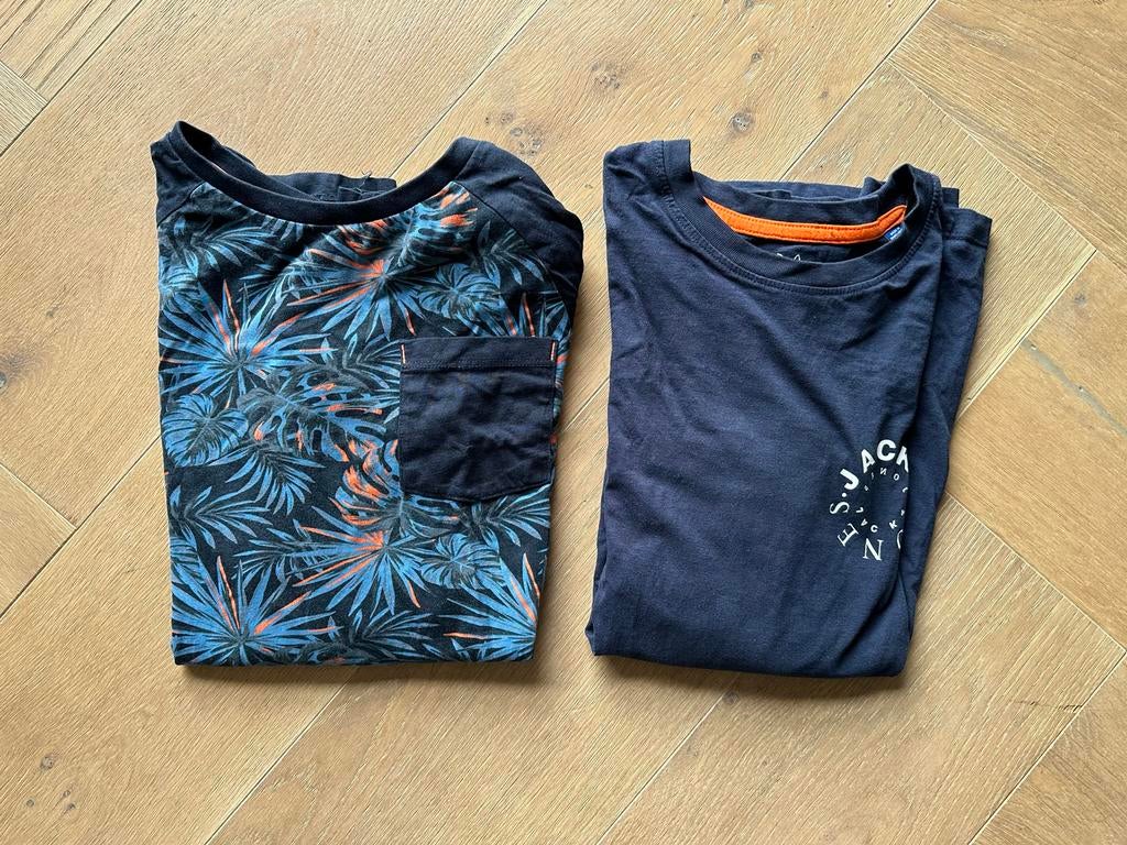 2 Jongens shirts lange mouw maat 158/164 -ski shirt, Ophalen of Verzenden, Zo goed als nieuw