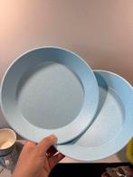 2 Lichtblauwe plastic Borden - Nieuw, Ophalen, Overige materialen, Nieuw, Bord(en)