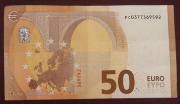 50 euro 2017 PC 03777369592 print P009B3 nette staat  beschikbaar voor biedingen
