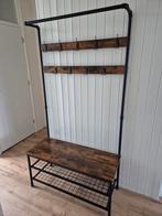 Industriële kapstok met schoenenrek, Ophalen, Zo goed als nieuw, Staande kapstok, 150 tot 200 cm