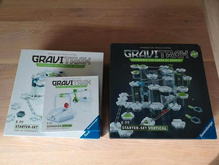 Partij Gravitrax Starter Set + Uitbreiding, Kinderen en Baby's, Speelgoed | Bouwstenen, Zo goed als nieuw, Overige merken, Ophalen of Verzenden