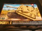 1/48 Tamiya Tiger I (early production), Hobby en Vrije tijd, Modelbouw | Auto's en Voertuigen, Gebruikt, Tank, 1:32 tot 1:50, Ophalen of Verzenden