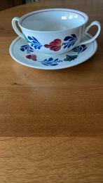 soepkoppen, Huis en Inrichting, Keuken | Servies, Ophalen, Gebruikt, Kop(pen) en/of Schotel(s), Aardewerk