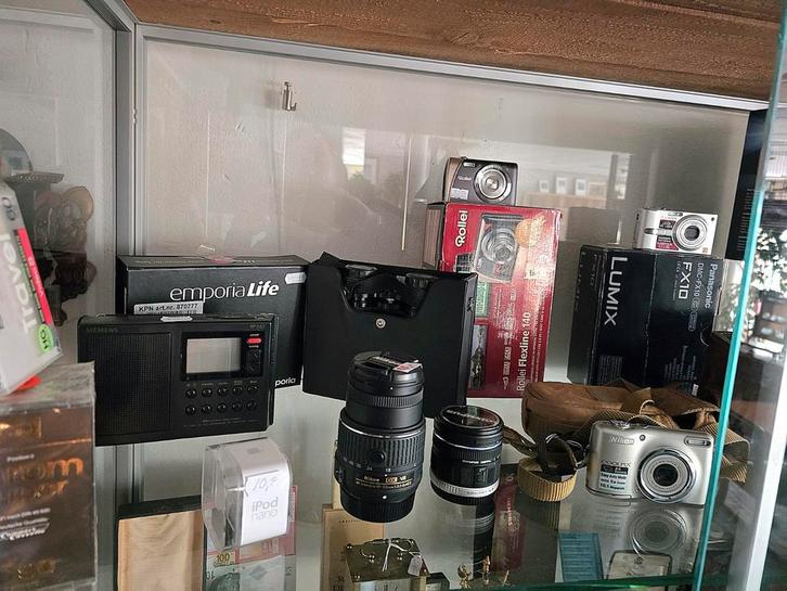 Olympus lens Nikon lens Lumix camera Nikon camera digitale, Audio, Tv en Foto, Fotocamera's Analoog, Gebruikt, Nikon, Ophalen