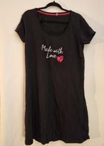 "Made with love ️" zwarte pyjama maat XXL, Ophalen of Verzenden, Zo goed als nieuw, Maat 46/48 (XL) of groter