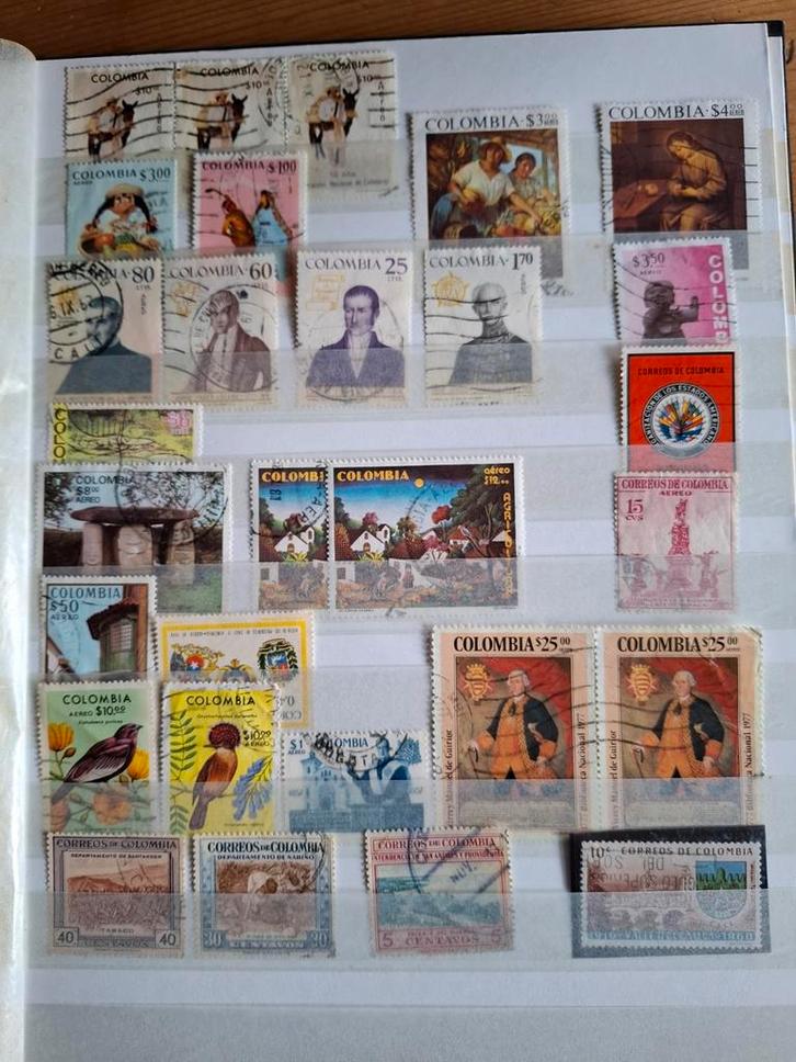 Colombia Zegels - Diverse Gebruikte Exemplaren, Postzegels en Munten, Postzegels | Volle albums en Verzamelingen, Buitenland, Ophalen of Verzenden