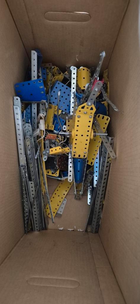 Mecanno Onderdelen - Blauw en Geel, Hobby en Vrije tijd, Modelbouw | Auto's en Voertuigen, Gebruikt, Overige typen, Ophalen of Verzenden