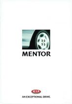 Folder Kia Mentor (Engelse uitgave - 1997), Verzenden, Gelezen, Overige merken