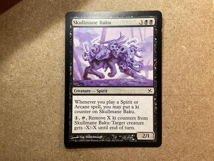 1x Skullmane Baku [083/165] (Near Mint), Hobby en Vrije tijd, Verzamelkaartspellen | Magic the Gathering, Zo goed als nieuw, Losse kaart