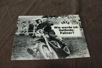 Hercules 1973 K50GS K125GS K125 moto cross verkoop folder beschikbaar voor biedingen