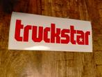 Truckstar truck vrachtwagen evenement sticker logo auto, Verzamelen, Stickers, Ophalen of Verzenden, Zo goed als nieuw, Overige typen