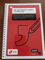 Elleke Schouwenaar - De APA-richtlijnen uitgelegd, Boeken, Nederlands, Ophalen of Verzenden, Elleke Schouwenaar; Arjan Doolaar; Annelies Kuijten; Jurgen M...