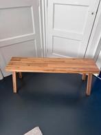 Ikea houten bankje 120x29x45, Tuin en Terras, Ophalen, Zo goed als nieuw