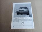 Reclame (uit oud tijdschrift) BMW 1800 (1969), Verzamelen, Auto's, Gebruikt, Verzenden
