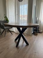 Ronde tafel mangohout 120cm, Ophalen, Overige materialen, Mangohout, Rond