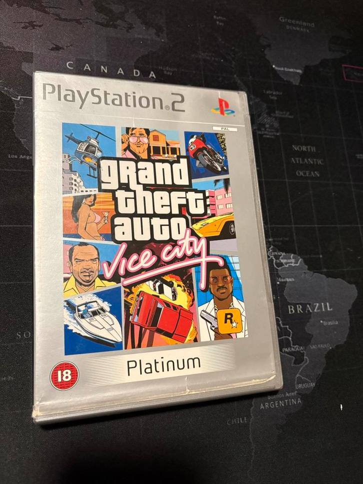 Grand Theft Auto : Vice City, PS2, CIB, Spelcomputers en Games, Games | Sony PlayStation 2, Zo goed als nieuw, Avontuur en Actie