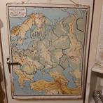 Vintage schoolplaat/landkaart van Oost Europa, Ophalen