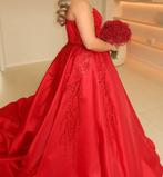 Prachtige rode Henna jurk, Kleding | Dames, Trouwkleding en Trouwaccessoires, Ophalen, Zo goed als nieuw, Rood, Trouwjurk