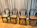 Originele Thonet stoelen 4 x, Huis en Inrichting, Stoelen, Vier, Gebruikt, Ophalen of Verzenden, Zwart