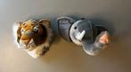 Leuke Dieren Muur Decoratie - Tijger & Olifant, Kinderen en Baby's, Speelgoed | Knuffels en Pluche, Ophalen of Verzenden, Zo goed als nieuw