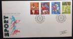 Eerste Dag Envelop Sport - 1980, Postzegels en Munten, Postzegels | Nederland, Ophalen of Verzenden, Na 1940, Gestempeld