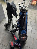 Golftas en golftrolley, Sport en Fitness, Golf, Ophalen, Gebruikt, Golfkar