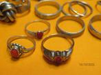 No.780- Zilver ringen in div. uitvoeringen  keuring er in, Gebruikt, Onbekend, Ophalen of Verzenden, Kleiner dan 17