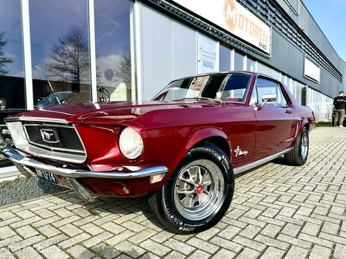 Ford USA Mustang Coupe 4.9 V8 Aut gerestaureerd UNIEK 1968, Auto's, Ford Usa, Bedrijf, Te koop, Mustang, Lederen bekleding, Lichtmetalen velgen