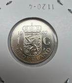 Nederland. Juliana. 1 Gulden Nikkel 1967 Stempelfris. 1120-1, Ophalen of Verzenden, Koningin Juliana, 1 gulden