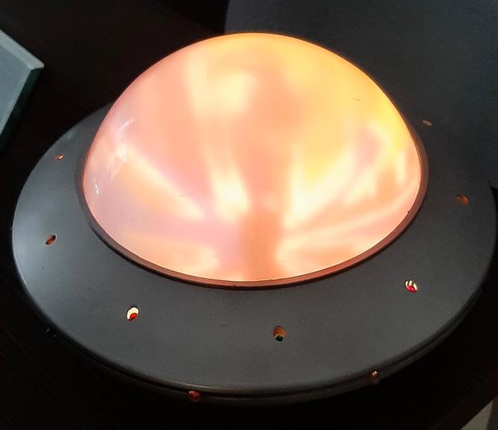Vintage retro space age lamp, Huis en Inrichting, Lampen | Tafellampen, Zo goed als nieuw, Minder dan 50 cm, Ophalen of Verzenden