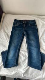 Verstelbare donkerblauwe retour jeans maat 10 (140-146), Broek, Gebruikt, Ophalen of Verzenden, Retour Denim