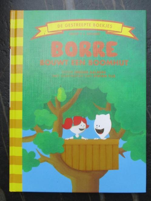 Borre bouwt een boomhut - hardcover boek - groep 3 oktober, Boeken, Kinderboeken | Jeugd | onder 10 jaar, Zo goed als nieuw, Fictie algemeen