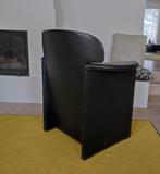 Design Afra & Tobia Scarpa, fauteuil Ronda, leather armchair, Ophalen of Verzenden