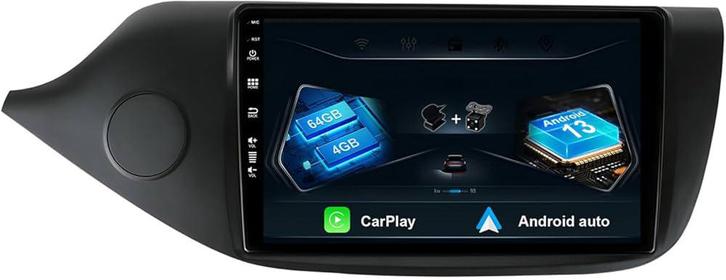 Apple CarPlay + Achteruitrijcamera – Kia Ceed (2012–2018), Auto diversen, Autoradio's, Zo goed als nieuw, Ophalen