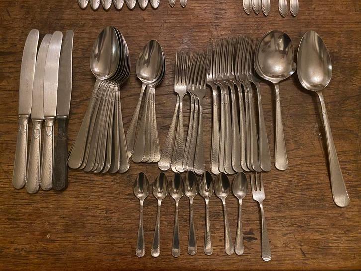 Gero hamerslag, model 294, franse lelie, kruidnagel. Los., Huis en Inrichting, Keuken | Bestek, Zo goed als nieuw, Rvs of Chroom