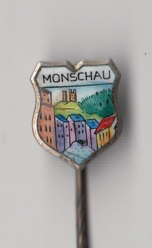 Duitsland Monschau speldje B, Verzamelen, Speldjes, Pins en Buttons, Gebruikt, Speldje of Pin, Overige onderwerpen, Ophalen of Verzenden