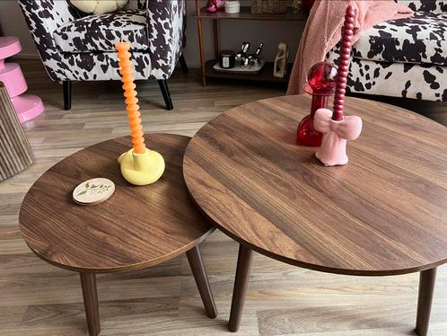 Sweeek salontafels, Huis en Inrichting, Tafels | Salontafels, Zo goed als nieuw, Minder dan 50 cm, 50 tot 100 cm, Rond, Ophalen