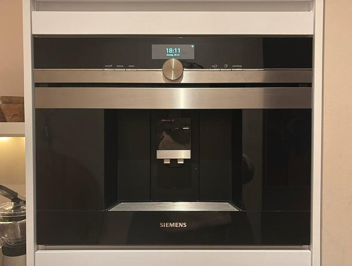 Siemens inbouw koffiezetapparaat, Witgoed en Apparatuur, Koffiezetapparaten, Zo goed als nieuw, Koffiebonen, Koffiemachine, 4 tot 10 kopjes