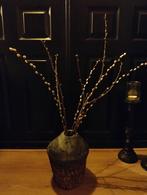 Mooie leem mand handgemaakt, Overige kleuren, Ophalen of Verzenden, Minder dan 50 cm, Glas